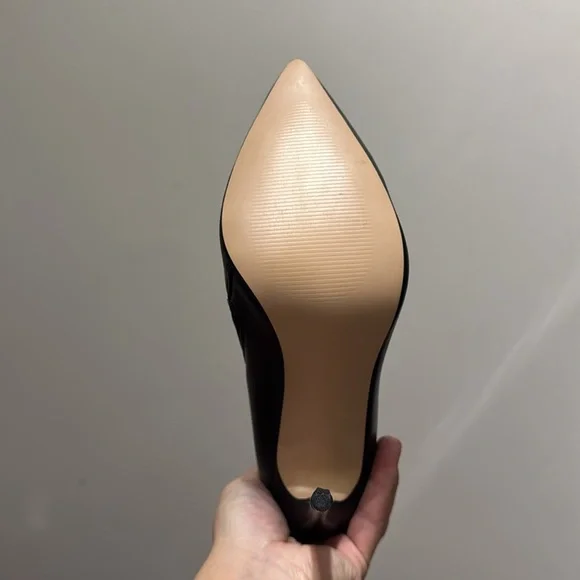 Coleter Black Heeled Boots with Pointed Toe and High Stiletto Heel - Picture 3 of 6